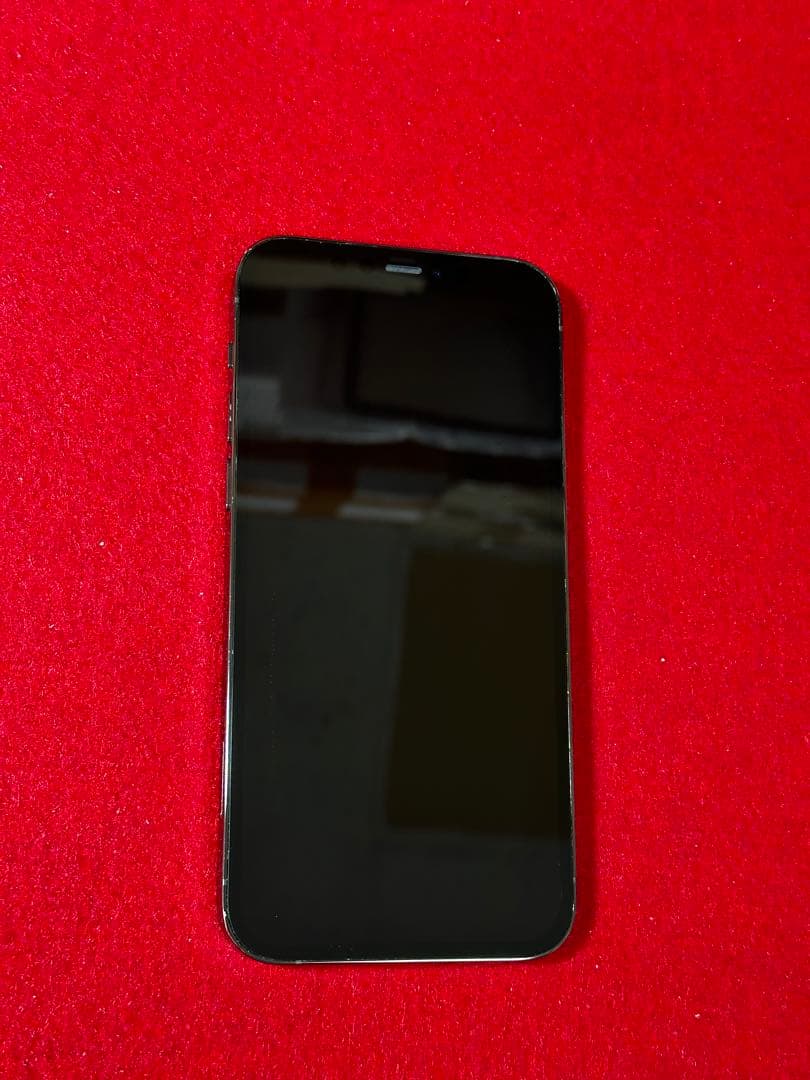 【3518】iPhone 12PRO グラファイト 128GB simフリー