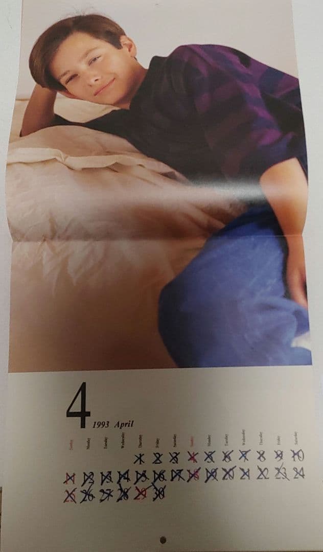 エドワード・ファーロング カレンダー