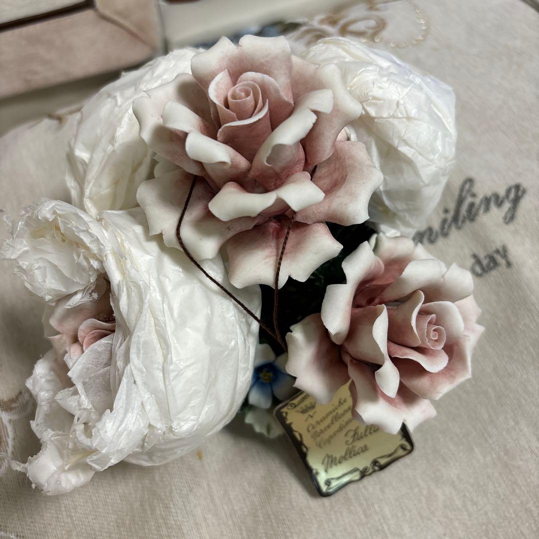 陶花　イタリア製　インテリア　置物