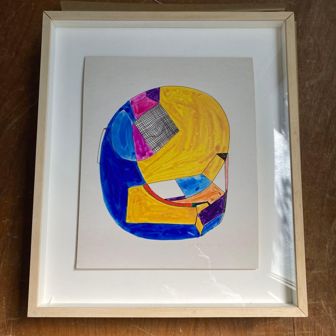 小田襄 水彩画 ビサンチンの港 1973年製作 原画 絵画 コレクション