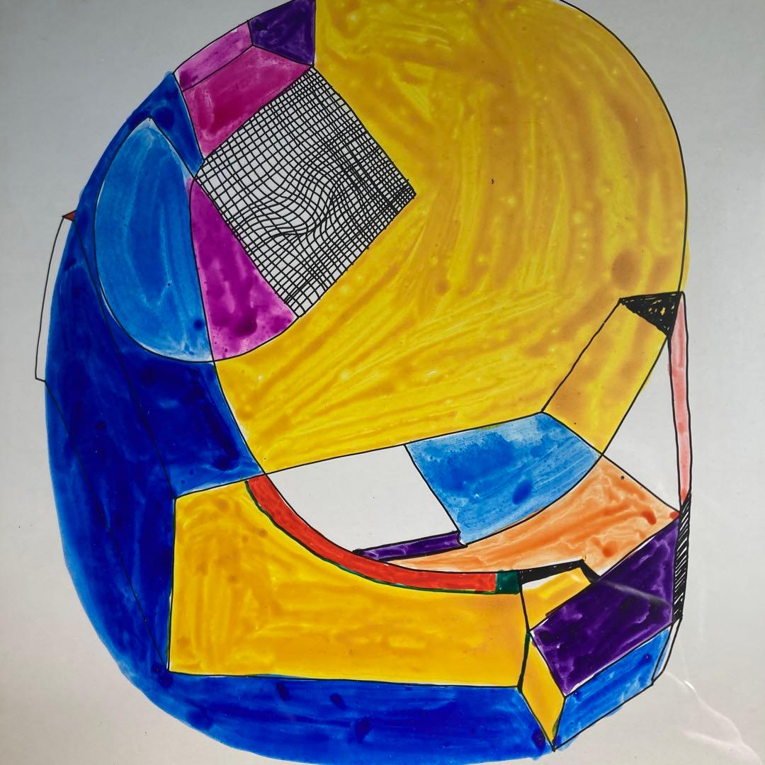 小田襄 水彩画 ビサンチンの港 1973年製作 原画 絵画 コレクション