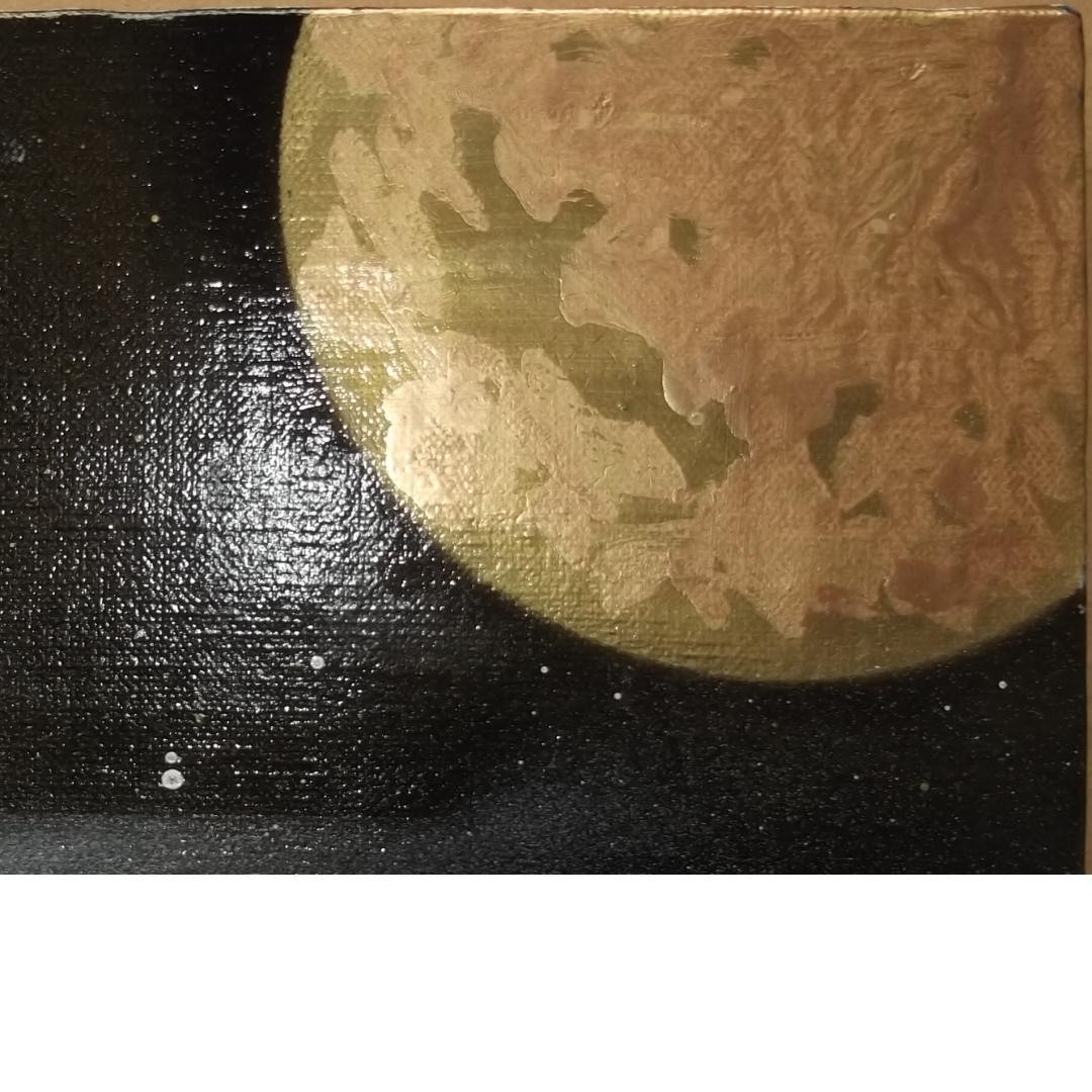 真作　Andy　Wallet　奇跡が起きるとき　神秘十字　凄いパワーを感じる絵画