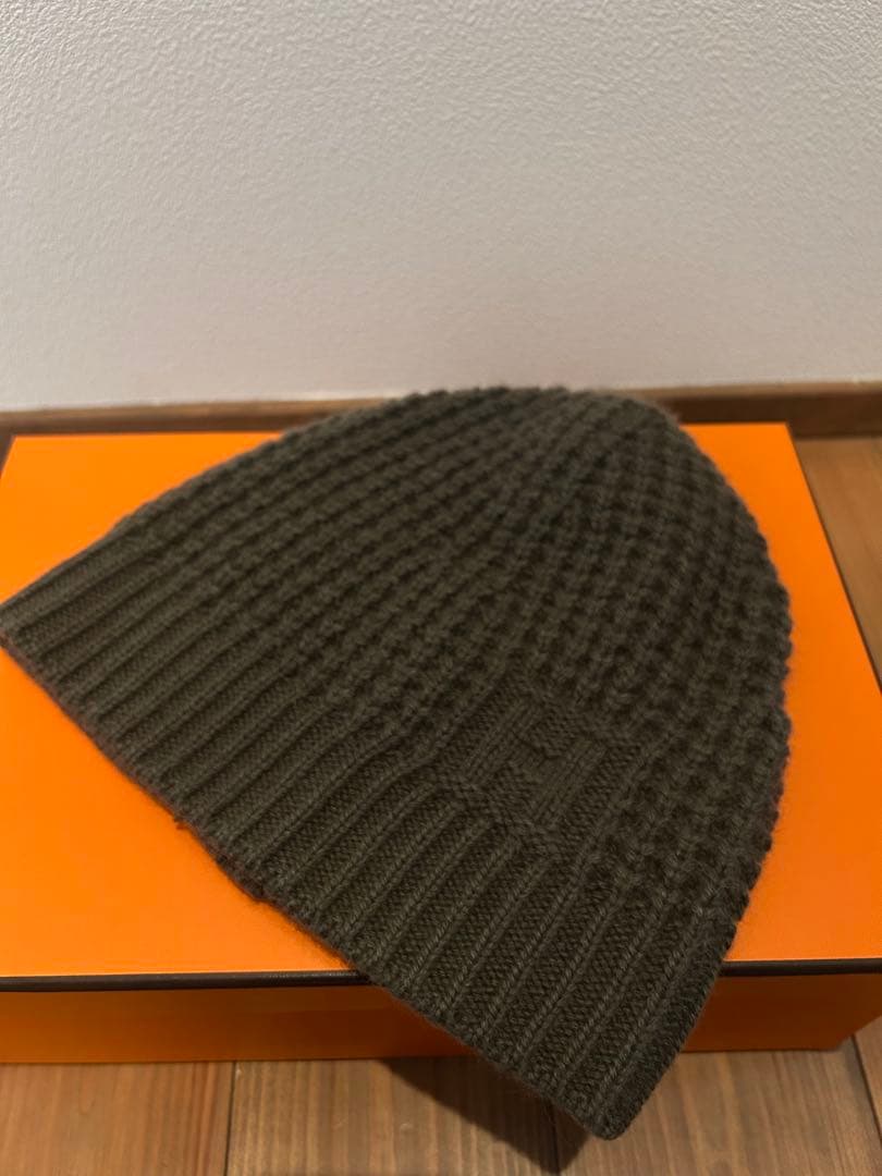 最終値下げ　エルメスHERMES カシミヤ　ニットキャップ