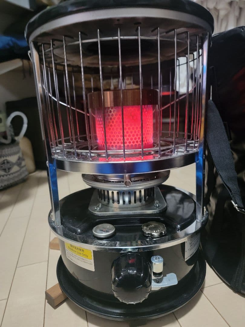 PASECO ストーブ 黒　ケースセット