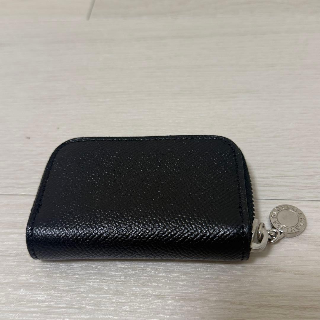 【未使用保管品】BVLGARI ブルガリ ブラックレザー スマートキーケース