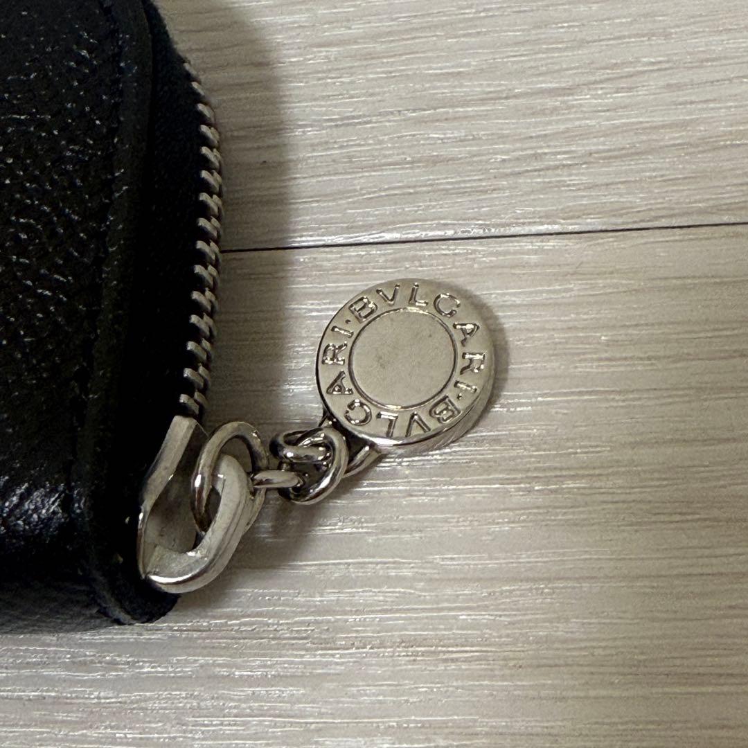 【未使用保管品】BVLGARI ブルガリ ブラックレザー スマートキーケース