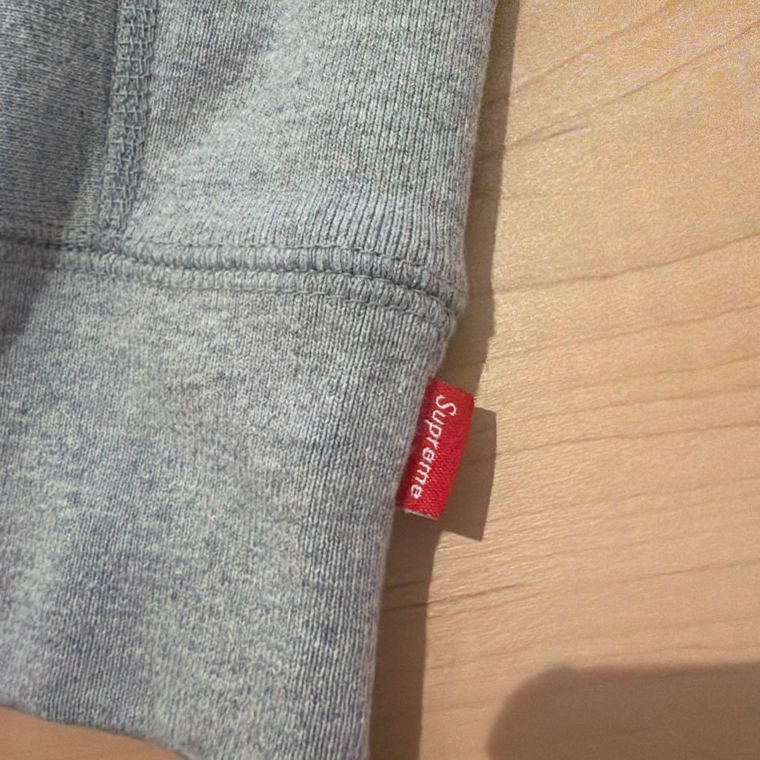 Supreme CrossBoxLogo Hooded グレーMサイズ