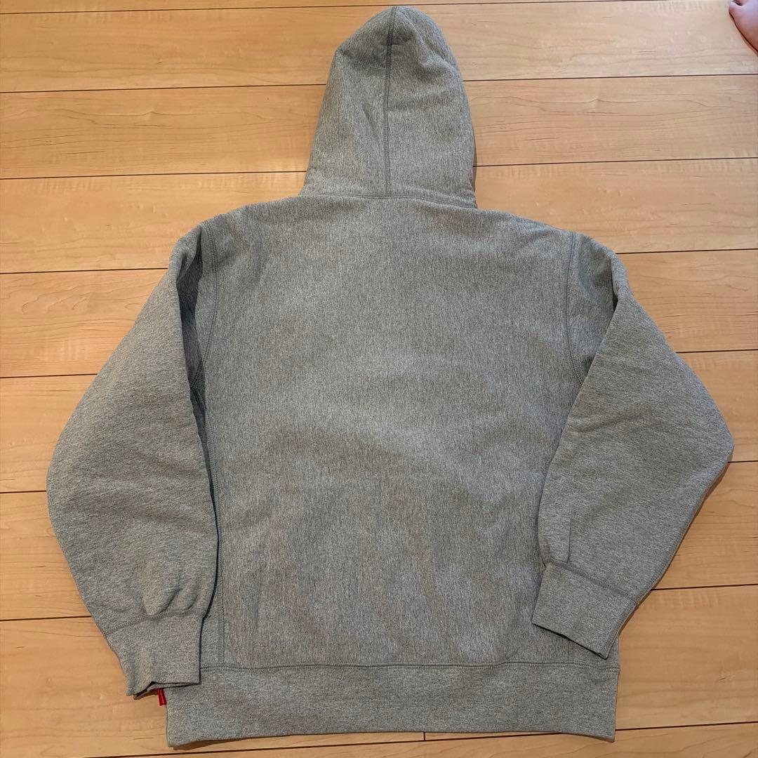 Supreme CrossBoxLogo Hooded グレーMサイズ