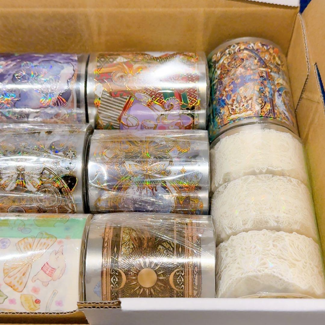 【蝶マステ多めセット】海外マスキングテープ 装飾マステ 新品 11巻 まとめ売り