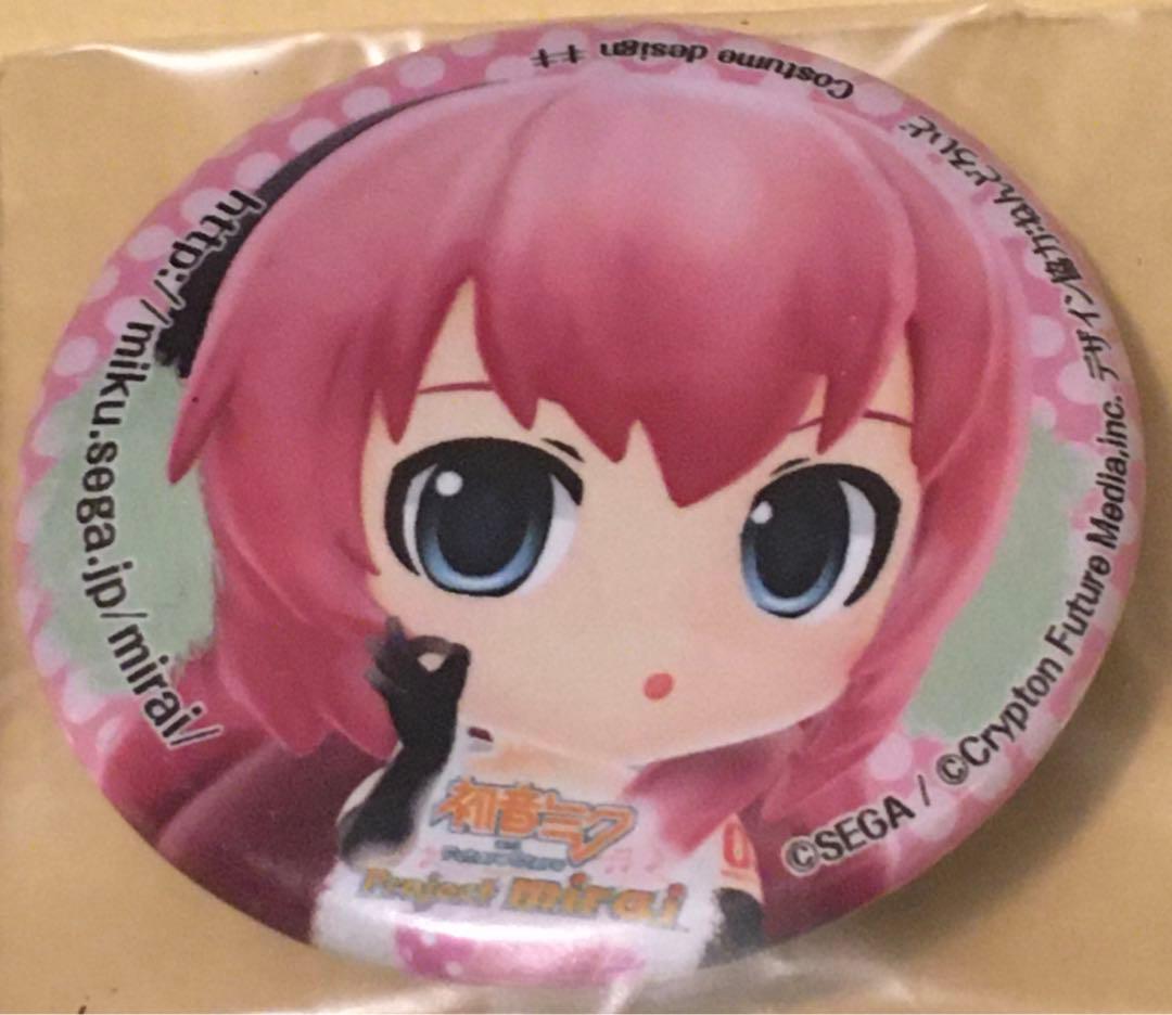 巡音ルカ 初音ミク グッ鉄カフェ 缶バッジ