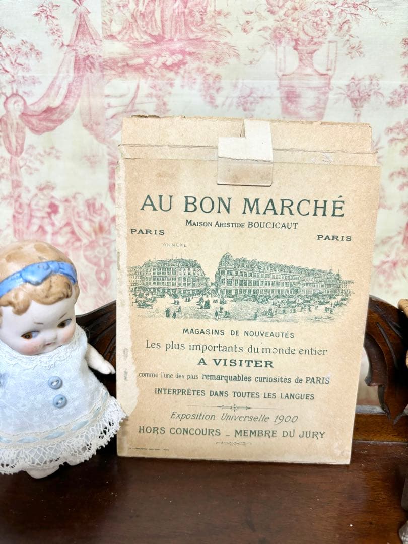 フランスアンティークAU BON MARCHE 1900年パリ万博　立体カード❷