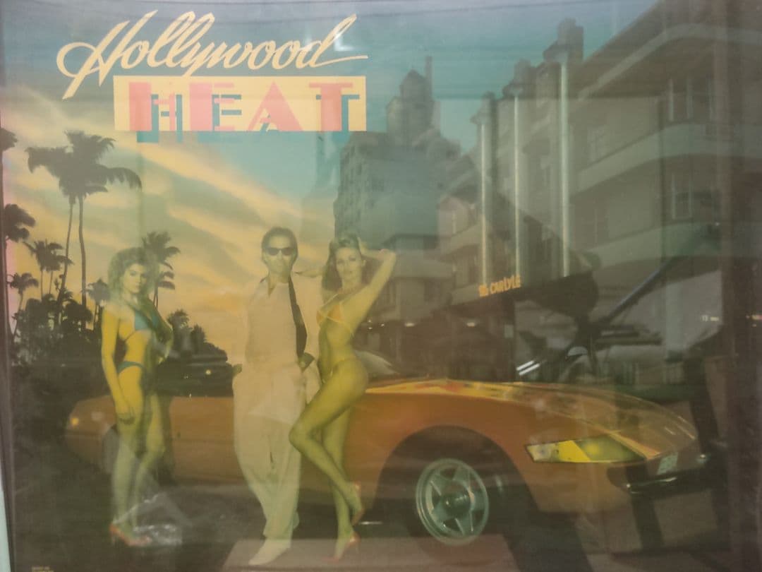 Hollywood Heat ピンボール ビンテージアート