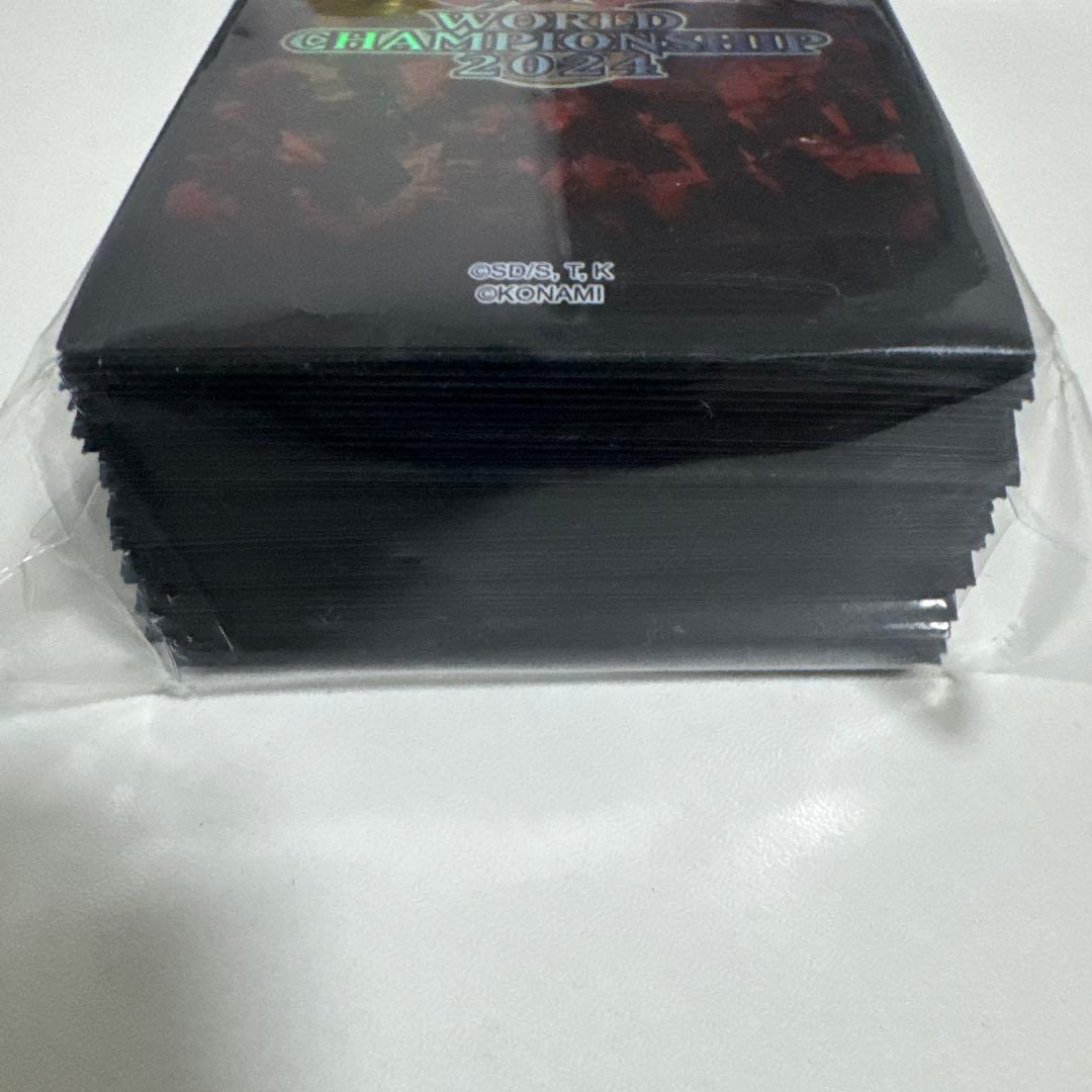 遊戯王 WCS2024 スリーブ 未開封 赤　yu-gi-oh 100枚