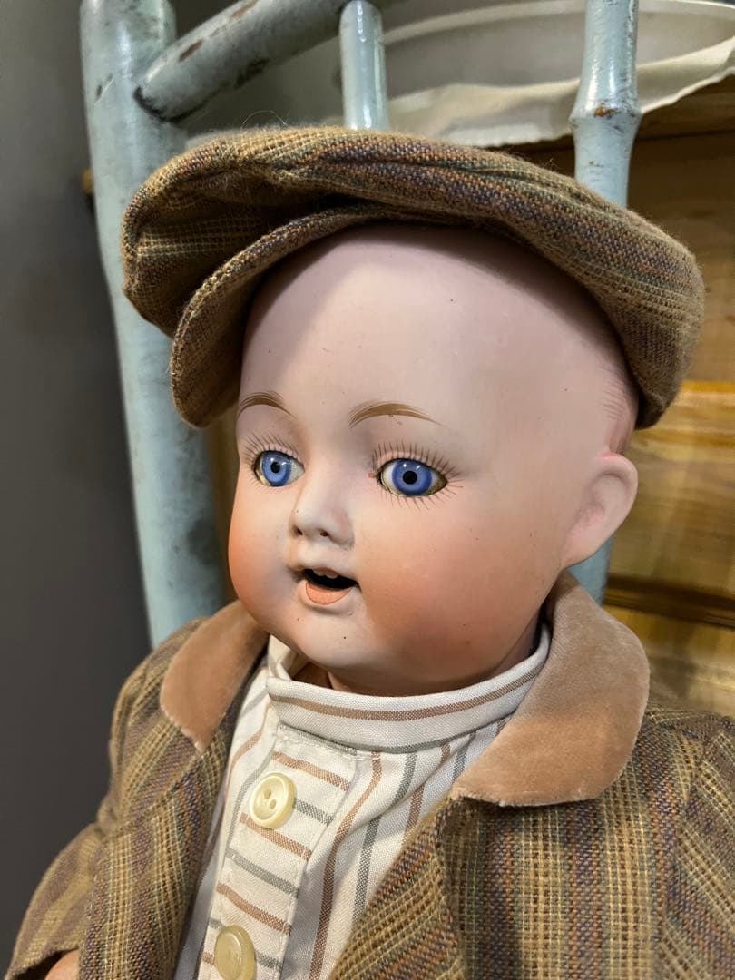 お値下げ日本製アンティークビスクドール里帰りRENIPPONレアなベビードール