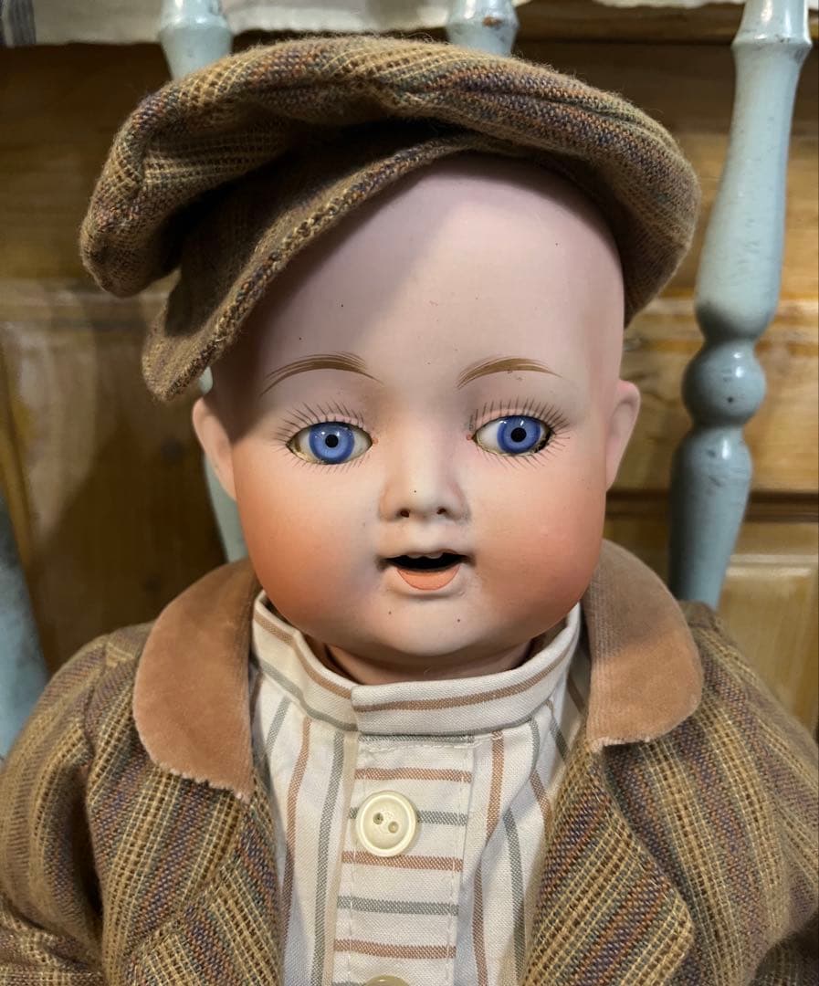 お値下げ日本製アンティークビスクドール里帰りRENIPPONレアなベビードール