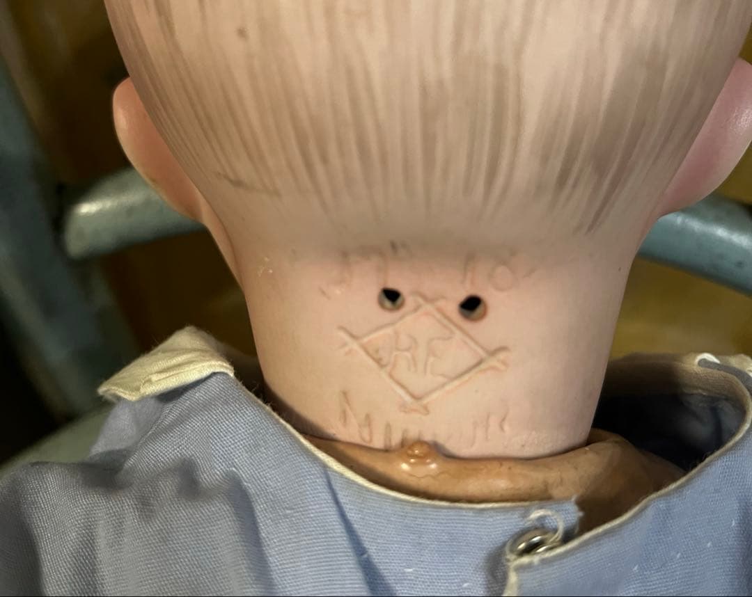 お値下げ日本製アンティークビスクドール里帰りRENIPPONレアなベビードール