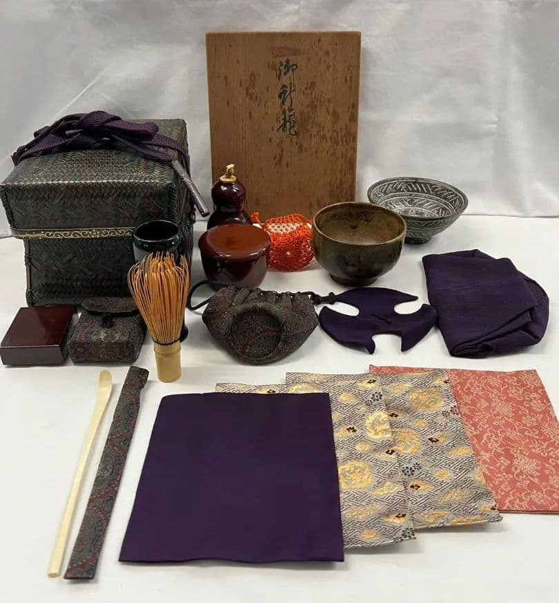 御所籠セット 籠 野口籃峰斎 作 茶道具