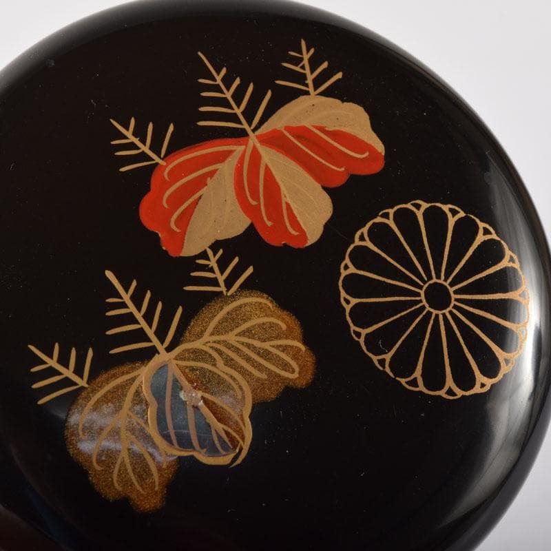 茶道具　観斉造　高台寺蒔絵　棗　共箱　V　7508