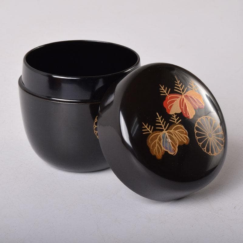 茶道具　観斉造　高台寺蒔絵　棗　共箱　V　7508