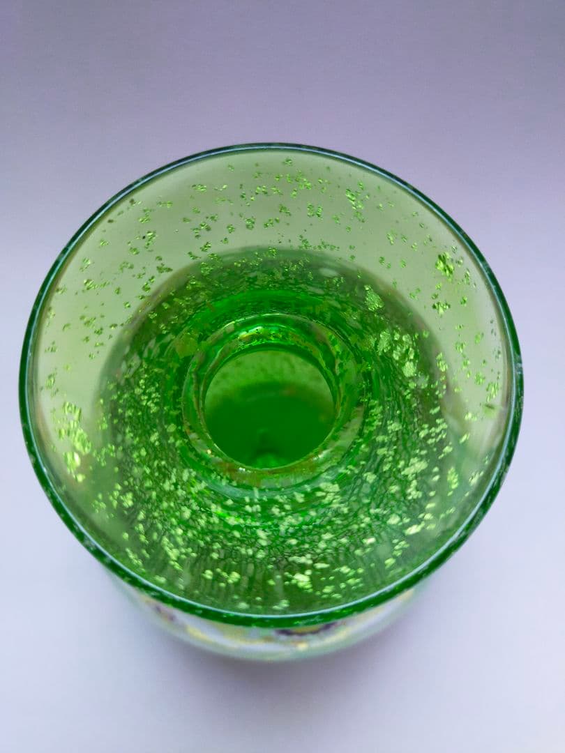 【新品未使用】黒木国昭　花器　金銀彩　春爛漫