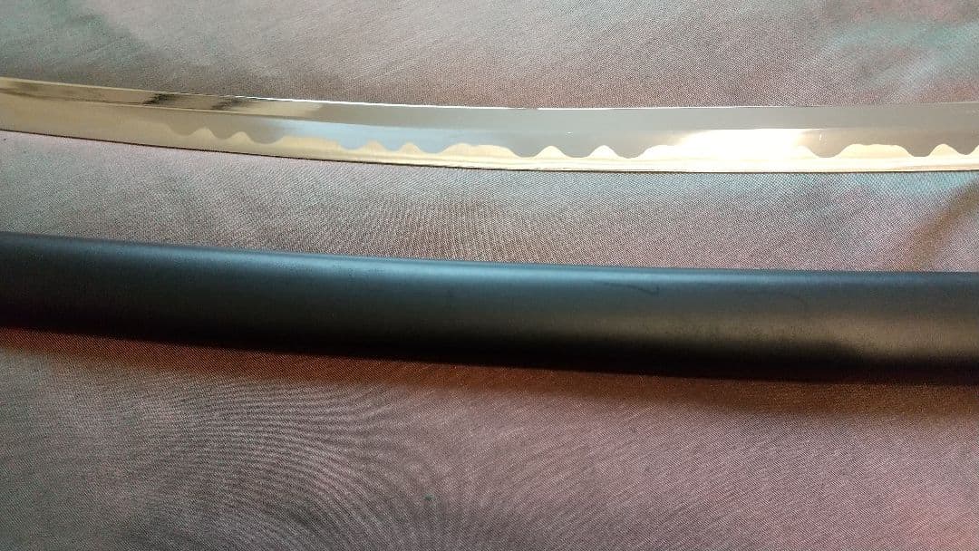 【互の目刃紋】模造刀 舞踊 模擬刀 拵え 喰出し鍔 刀剣 日本刀 刀