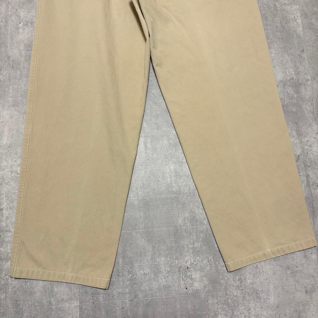 90s ポロバイラルフローレン　USA製 ポロチノ　チノパン　初期タグ　2タック