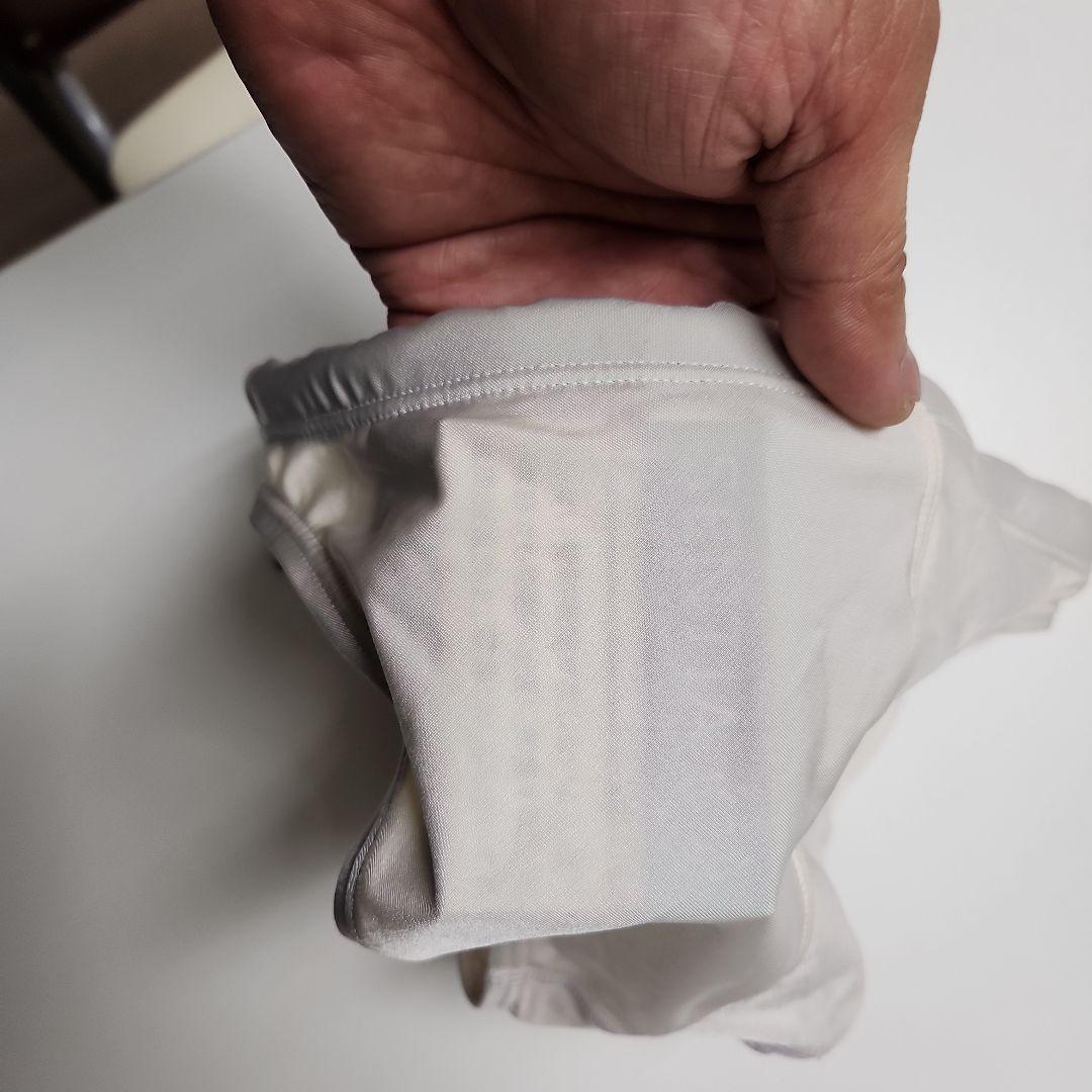 ASICS 競泳パンツ　透ける白　Lサイズ