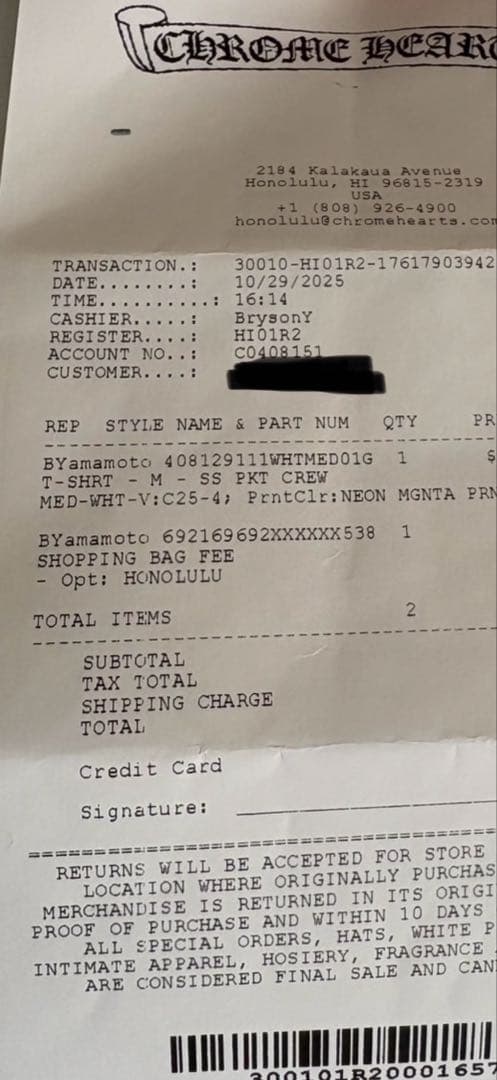 新品未使用　クロムハーツ　Chrome hearts Tシャツ　Mサイズ白ピンク