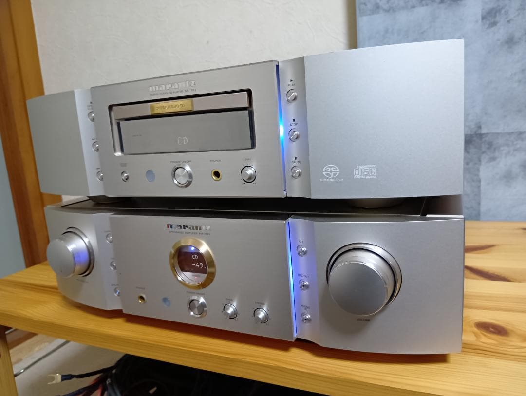 Marantz プリメインアンプPM-15S1とCDプレーヤー SA-15S1