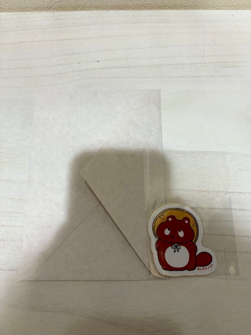 ヒダカナオト ぼんやり子だぬき 小さめサイズ 青色