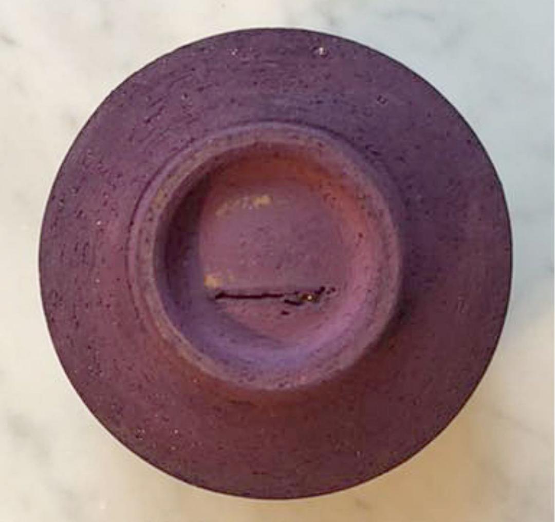 【人気・一点物】青木良太　銅瓷紅芋盃