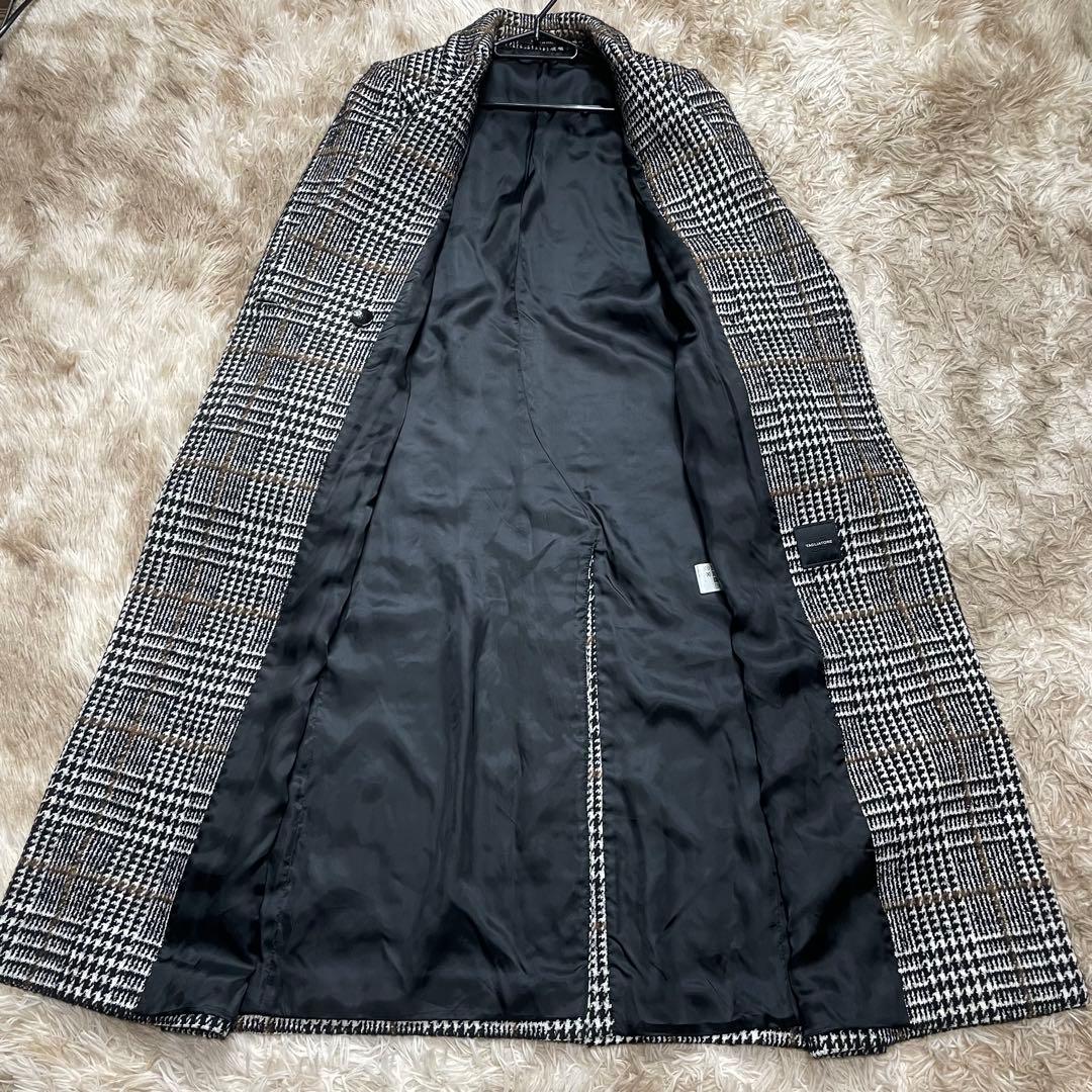 ほぼ未使用 タリアトーレ チェスターコート ダブルブレスト ツイード レディース