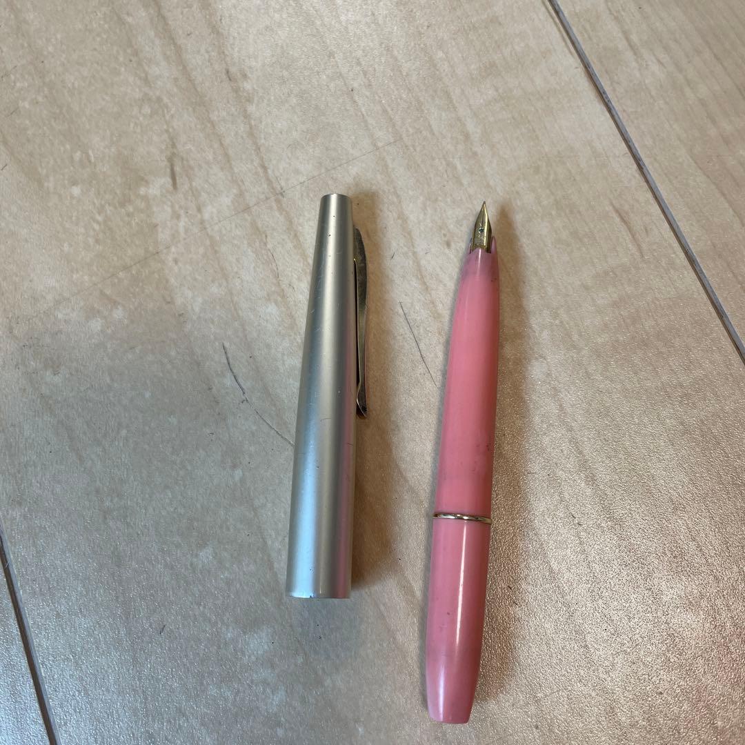 14K SAILOR &14K PLATINUM 万年筆ヴィンテージレトロ 。0