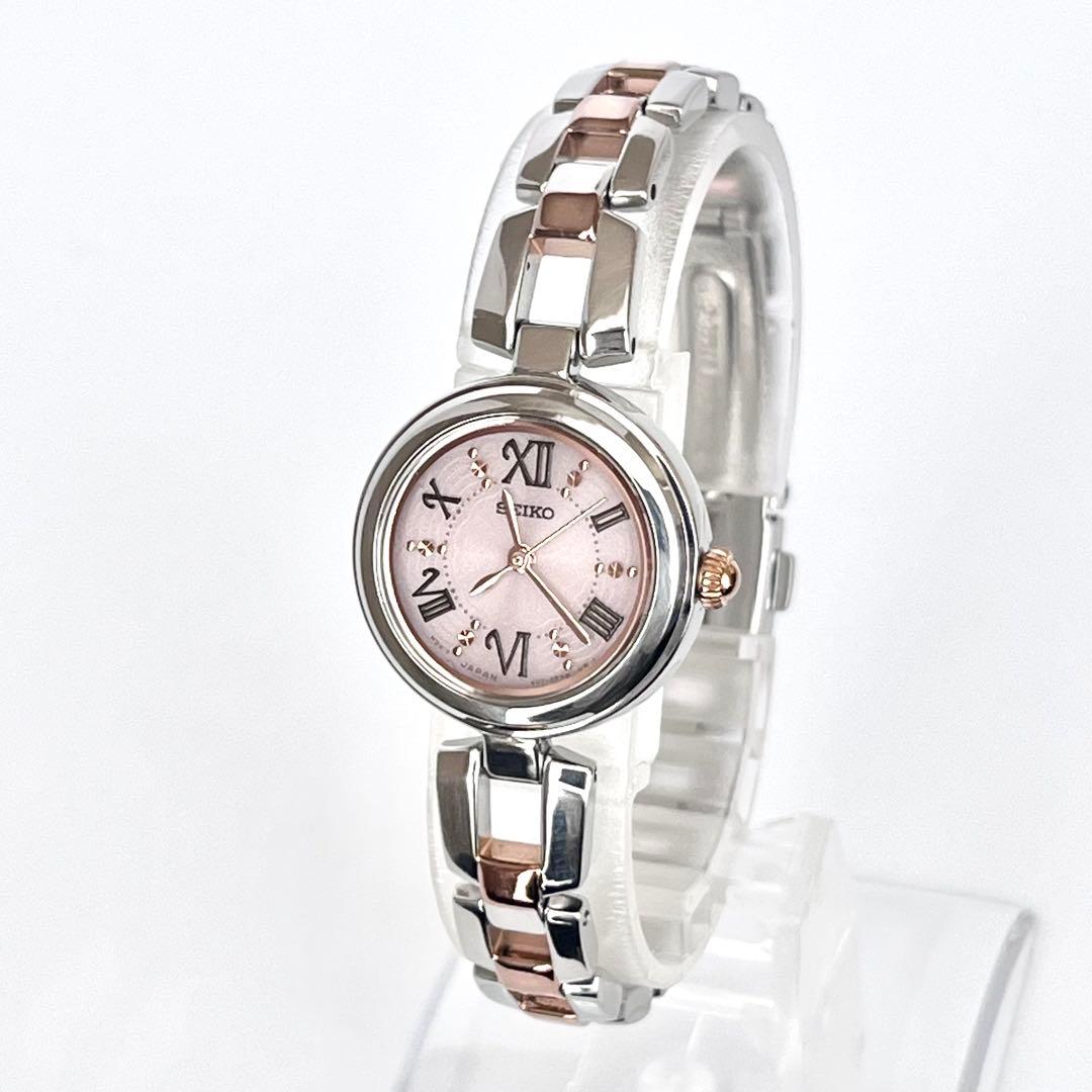 セイコー SEIKO レディース 腕時計 稼働 ソーラー 磨き済み s2084
