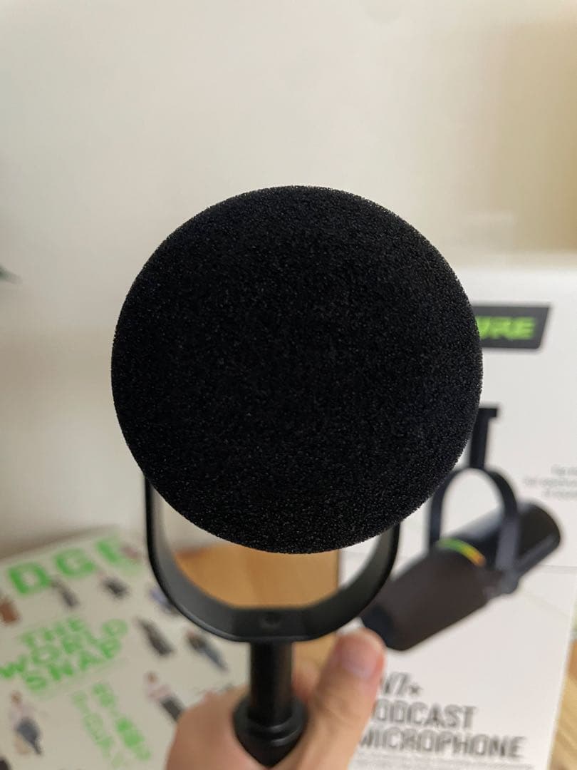 SHURE MV7+ ポッドキャストマイクロホン ブラック