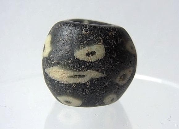 ★C0502★古代 (06) ガラスビーズ とんぼ玉 イスラム モザイク眼