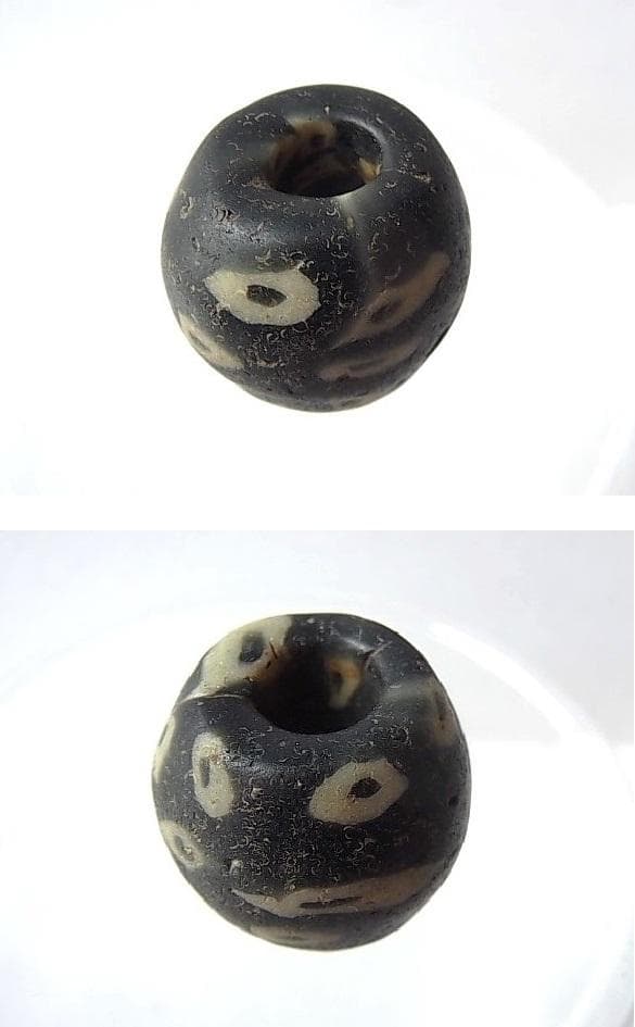 ★C0502★古代 (06) ガラスビーズ とんぼ玉 イスラム モザイク眼