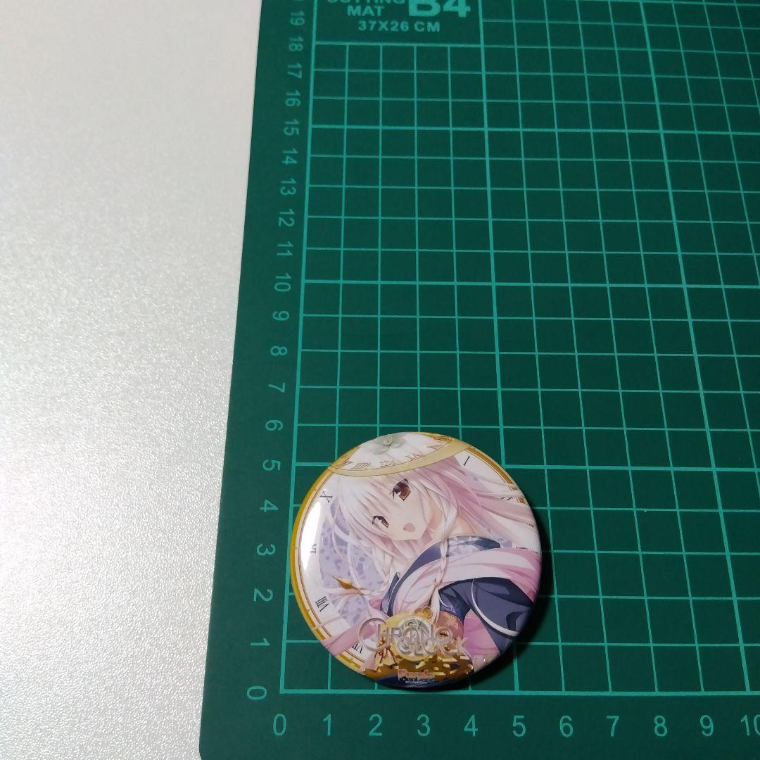 【クロノクロック】クロ 缶バッジ パープルソフトウェア