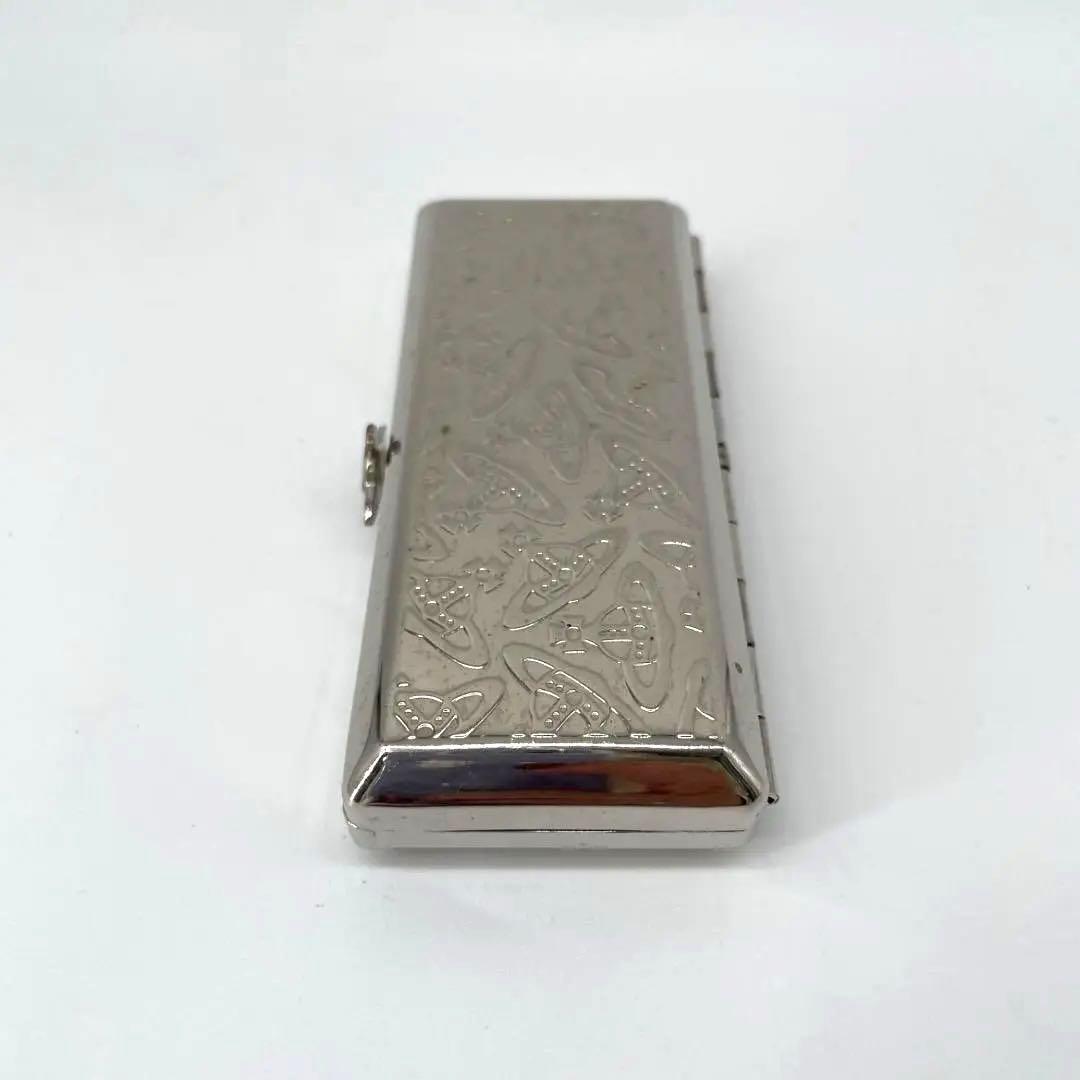 15318✨ヴィヴィアンウエストウッド オーブ総柄 シガレットケース シルバー