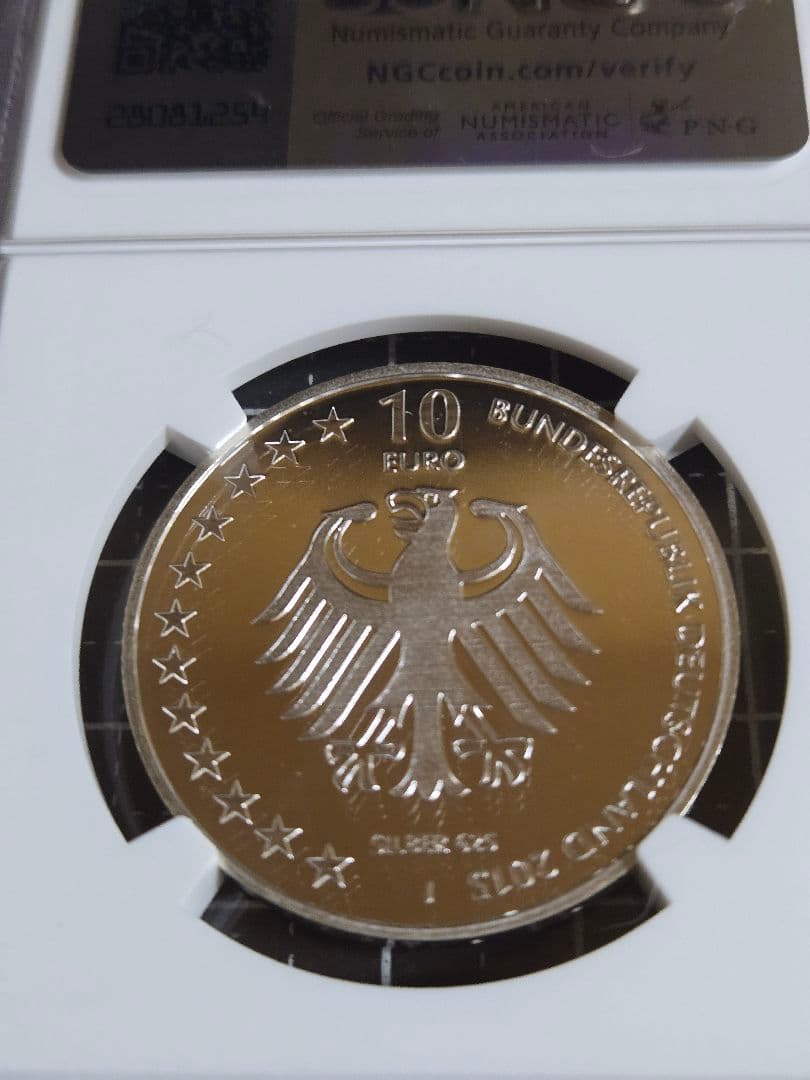 2015 ドイツ 10E 銀貨 海上捜索と救助 150周年 NGC PF69UC