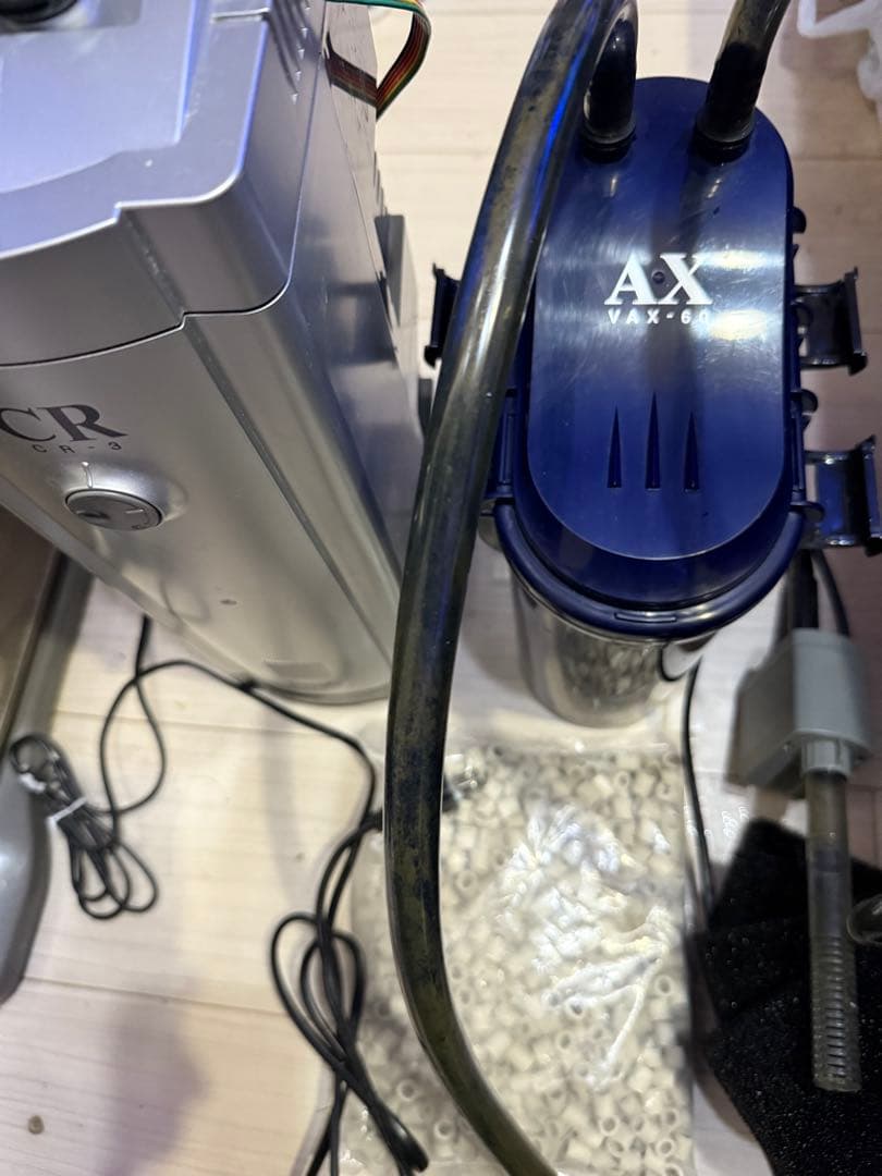 クーラーセット‼️テトラCR-3‼️ テトラVAX-60‼️新品エーハイムろ材1キロ‼️