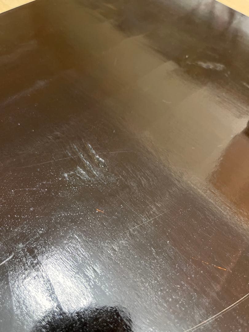 讃岐盆　讃岐彫り　四方盆 2枚　木製 お盆　漆塗　トレー　アンティーク　昭和