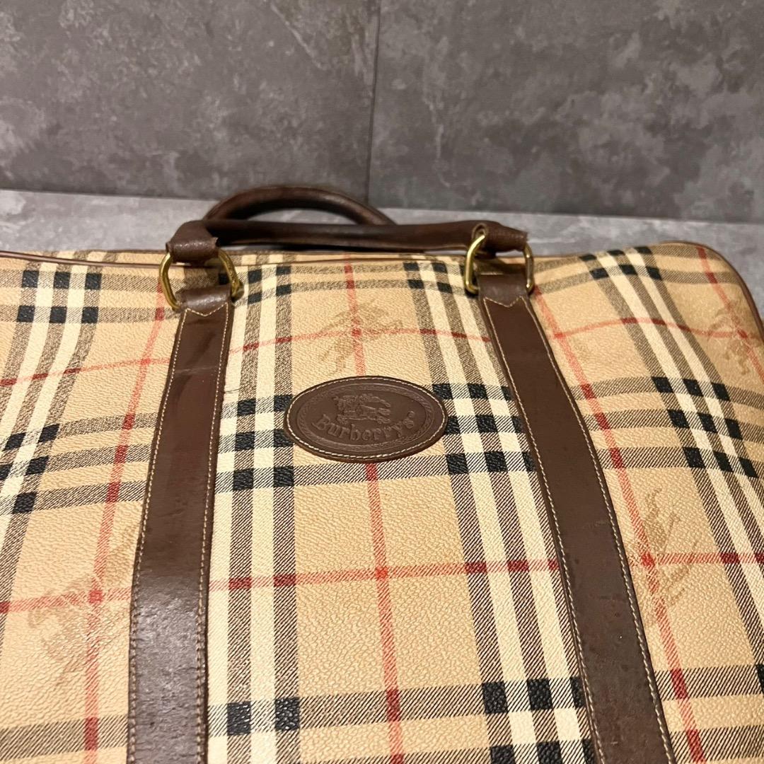 ⭐️希少⭐️ バーバリー ブリーフケース ノバチェック PVC A4収納可