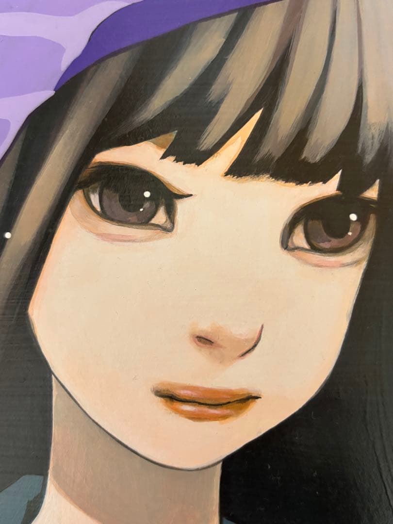 大槻香奈　「渡る日」　アクリル画 キャラクターアート