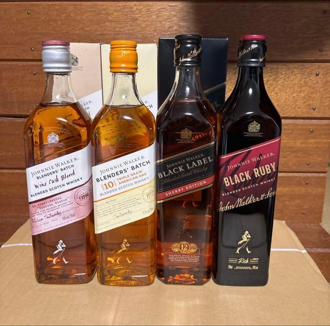 ジョニーウォーカー／4本セット