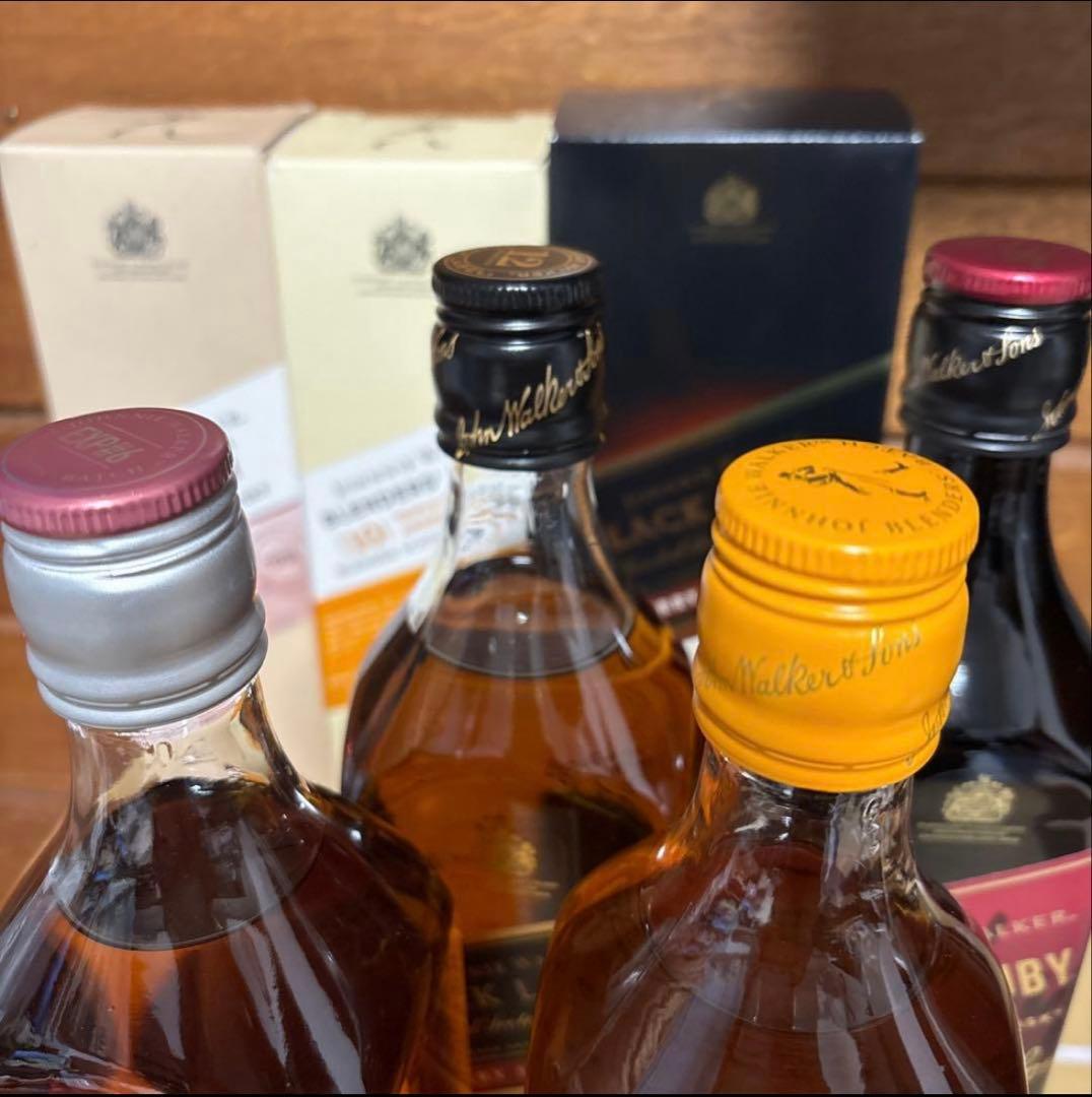 ジョニーウォーカー／4本セット