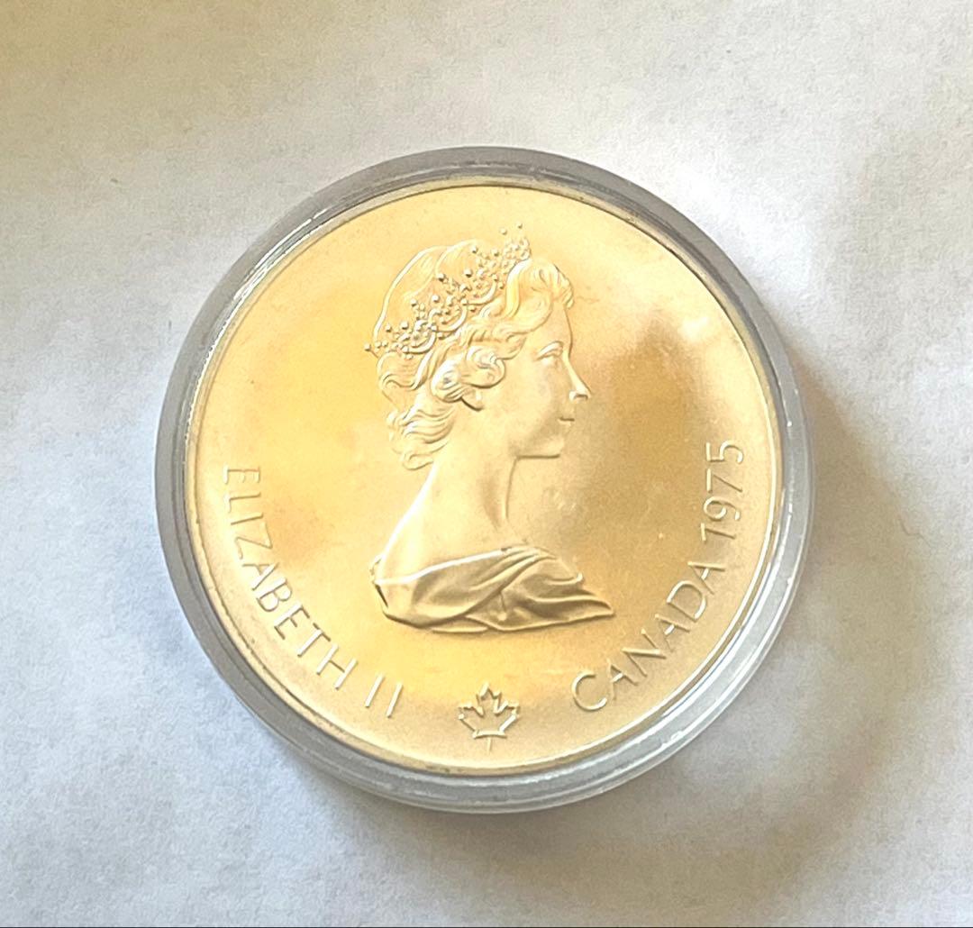 モントリオールオリンピック 記念銀貨　5ドル銀貨 1975