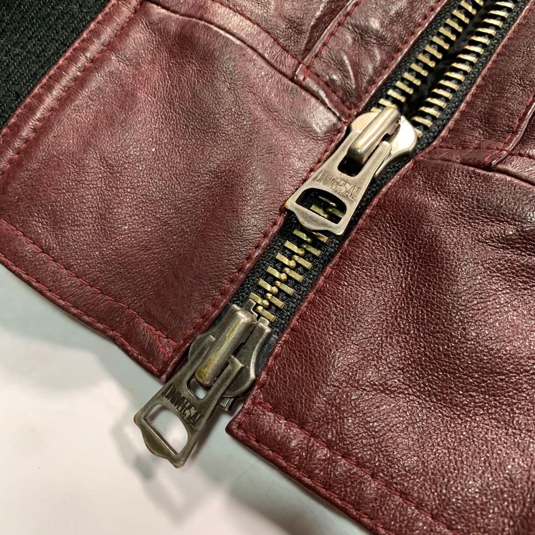 JACKROSEジャックローズピッグレザー ハイネック シングルライダース