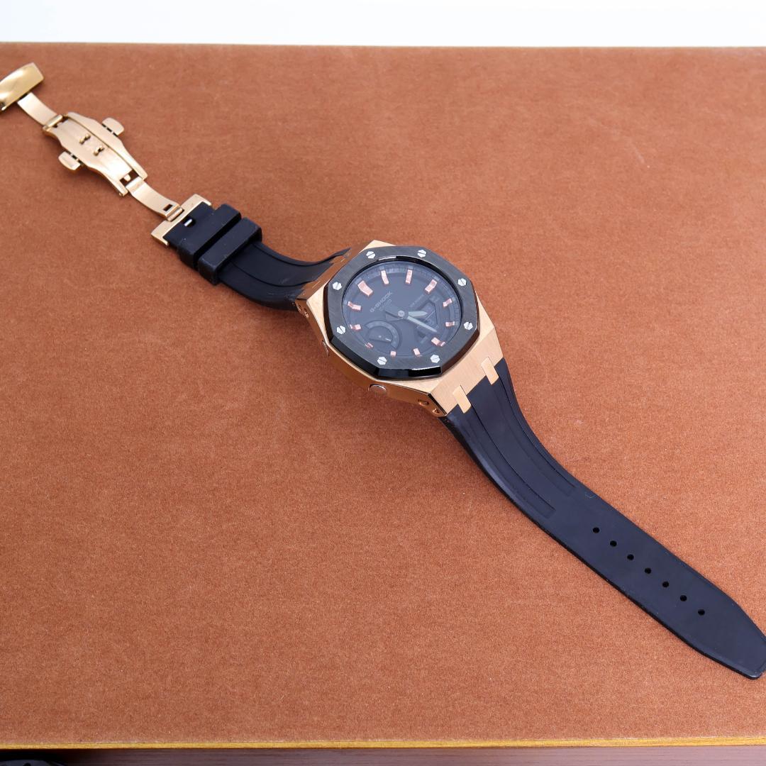 稼働 G-SHOCK 腕時計 GA-2100 アナデジ メンズ 八角形