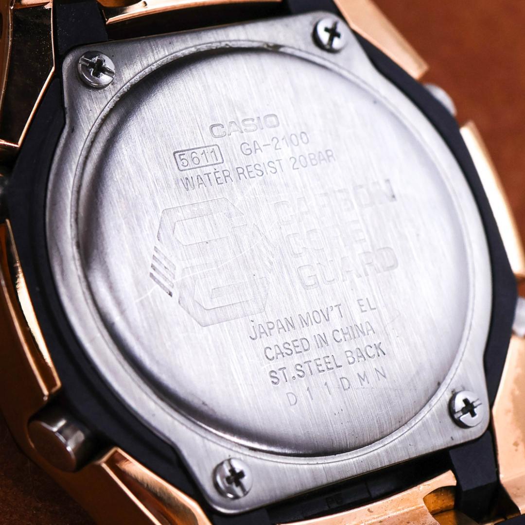 稼働 G-SHOCK 腕時計 GA-2100 アナデジ メンズ 八角形